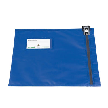 Flat Mailing Wallet CVF1 Button Blue